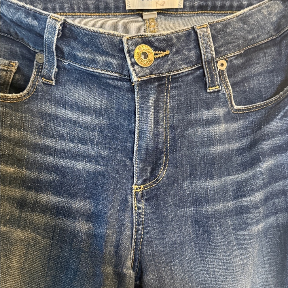 PAIGE Verdugo Ankle Jeans Frayed Hem - Picture 4 of 9